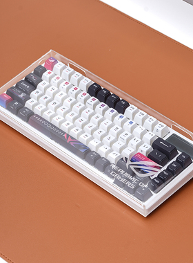 键盘防尘罩亚克力保护盖适用ROG夜魔X98HE二用收纳透明保护盖底托