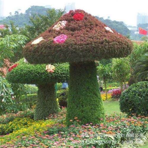 仿真植物绿雕公园花海造型雕塑装饰生态绿化园林广场摆件大型绿雕