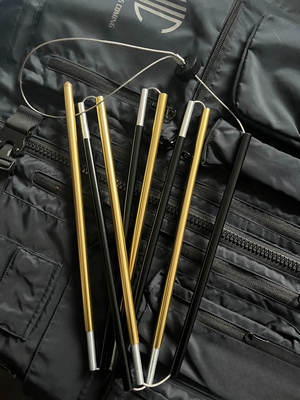 雪崩搜救探杆，雪崩搜救仪，无刻度全铝合金长度180cm，重量185g