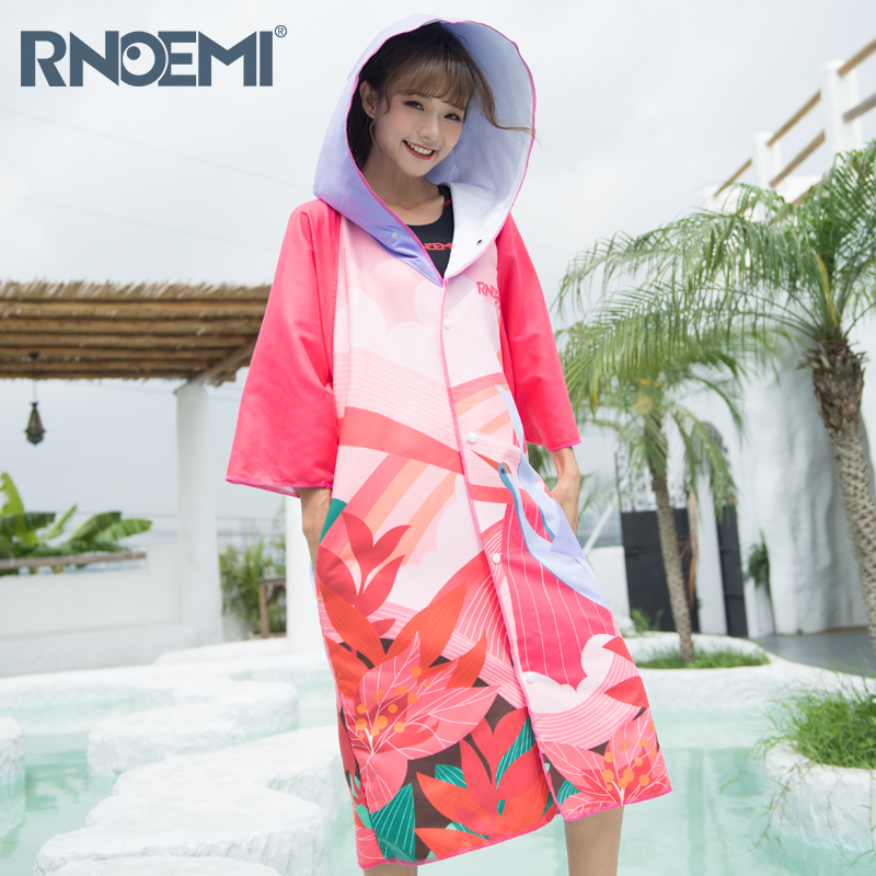 海边沙滩斗篷RNOEMI浴袍速干成人