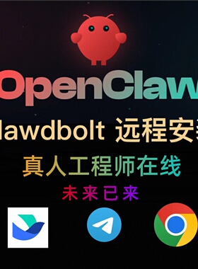 小龙虾OpenClaw远程部署AI助手 定制设计 网站搭建服务一对一调试