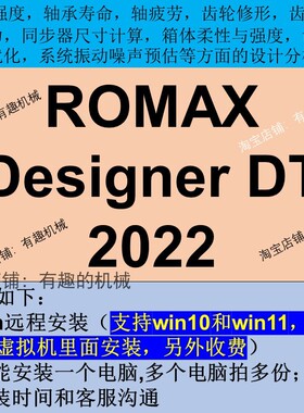 Romax Designer DT 2022 软件远程安装