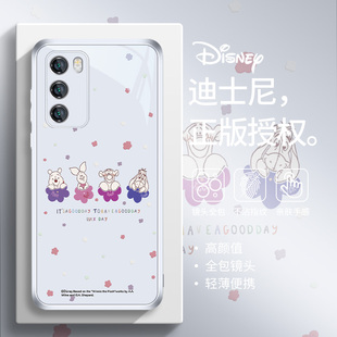 迪士尼适用华为pura80pro手机壳mate70小熊维尼nova14/13简约p60art/50e高级感12/11se荣耀400玻璃300套magic