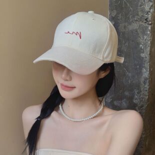 2026新款字母棒球帽男女通用冬季宽檐显脸小大头围鸭舌帽韩版时尚