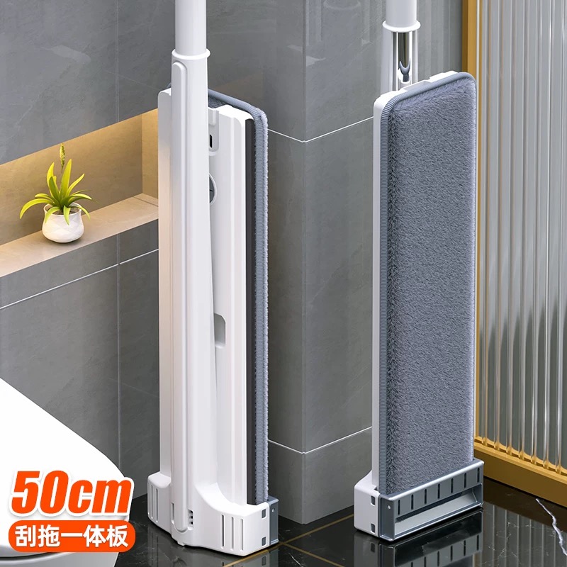 免手洗拖把家用一拖净干湿两用平板吸水拖布大号挤水懒人拖地神器