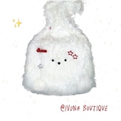 IVONA 炸毛小狗 原创设计小众diy可爱小狗单肩大容量斜挎包书包