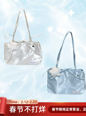 IVONA【闪亮KT^】原创设计小众甜美kitty烫钻y2k单肩包包闺蜜礼物