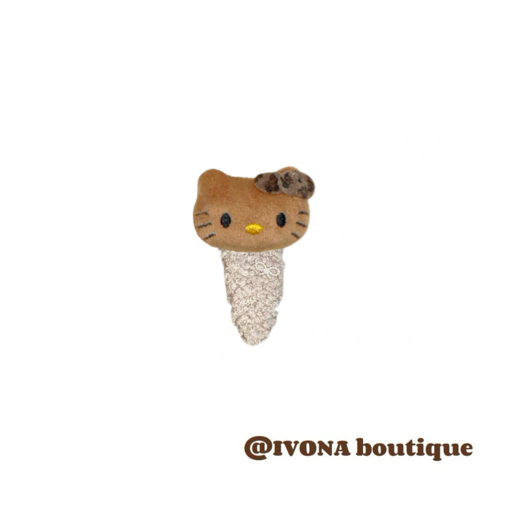 IVONA【卷毛kitty】原创手作diy可爱质感豹纹秋冬毛绒发夹刘海夹,饰品/流行首饰/时尚饰品新,发饰,淘宝优惠券,粉丝福利购,淘宝优惠卷