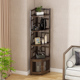 新中式 收纳架 小型博古架l实木转角柜墙角置物架茶叶展示柜落地式