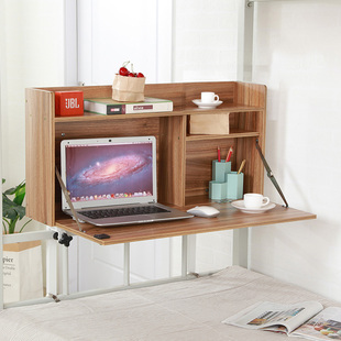 免安装可折叠收纳宿舍神器学生寝室防盗书桌上下床上写字桌电脑桌