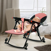 婴儿摇摇椅儿童多功能餐椅躺椅A座椅可折叠宝宝摇篮床哄睡哄娃神