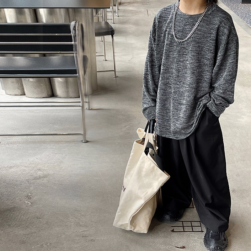 男童长袖t恤秋装2023新款儿童内搭中小童春秋百搭U打底衫体恤上衣