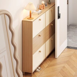 夹缝收纳鞋柜家用室内新款2024爆款门口入户多层超V薄窄版翻斗鞋