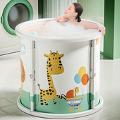 泡澡桶大人家用全身可p折叠大号洗澡桶浴桶冬天保温儿童成人沐浴