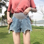 薄款 子女夏季 大码 打底裤 潮妈孕妇 孕妇牛仔短裤 外穿春夏款 e孕妇裤