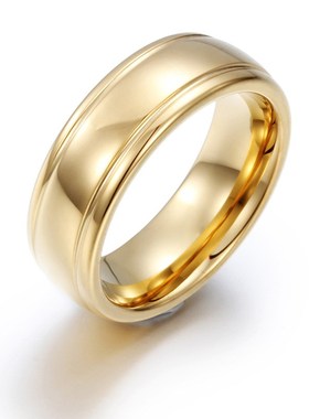 外贸首饰 时尚钨钢戒指 男士戒指 抗刮痕 钨钢指环饰品