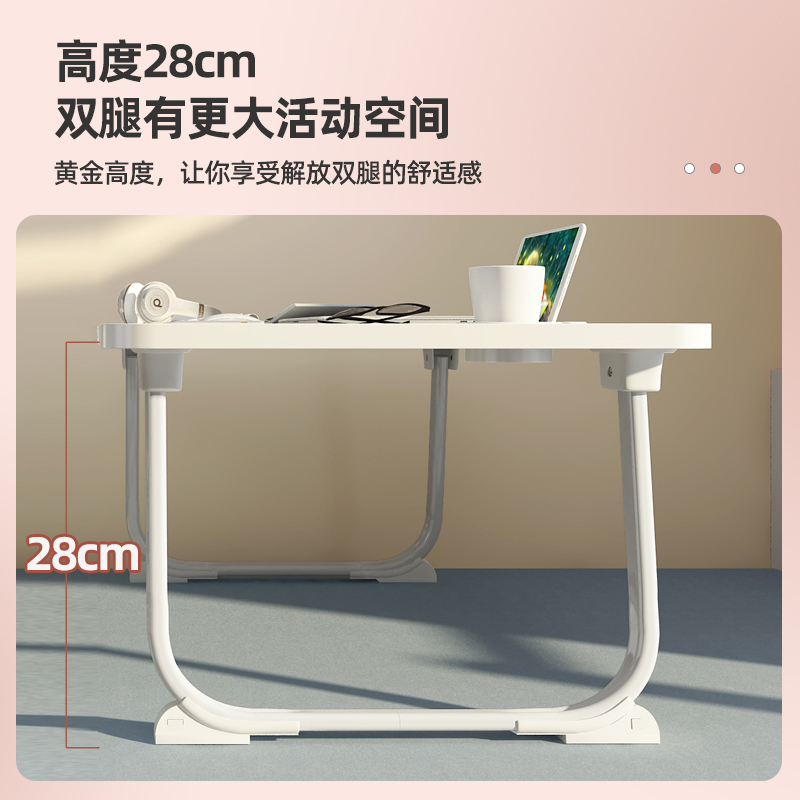 床上小桌子笔记本电脑p桌懒人书桌卧室折叠O桌学生宿舍上铺学习桌