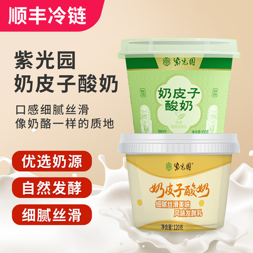 紫光园奶皮子酸奶老北京特产小吃