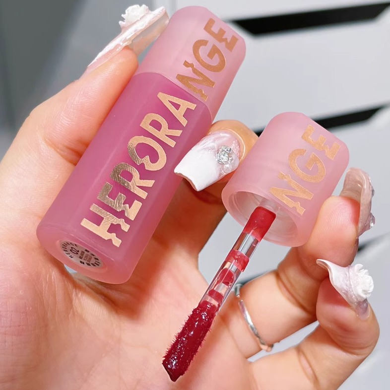 水光啵啵镜面唇釉持久水润嘟嘟唇蜜滋润保湿玻璃感唇彩~HERORANGE