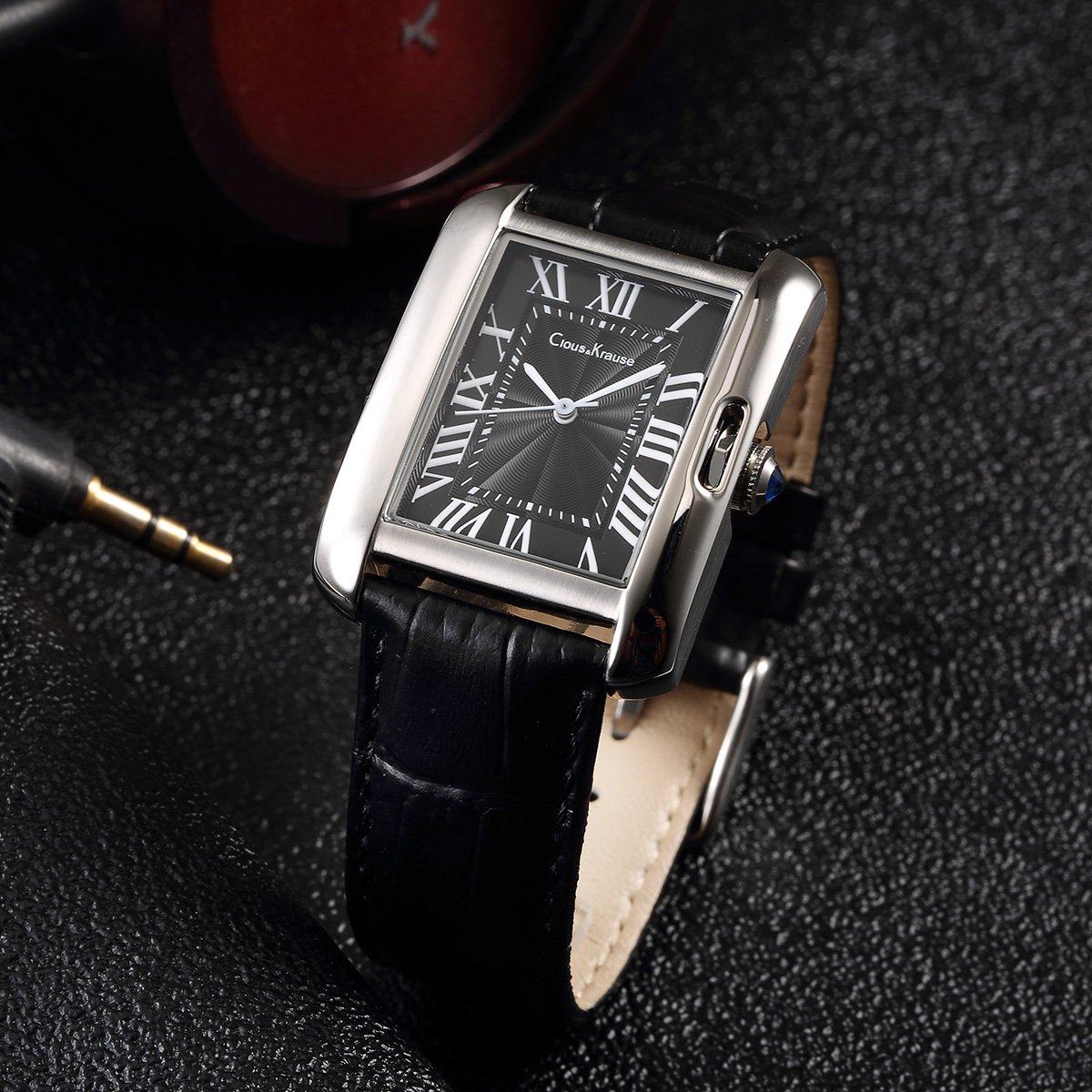 【新品会】英国ck 男女通用手表欧美真皮石英表9133550301