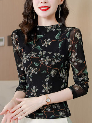 韩版网纱玻耳修斯蕾丝洋气