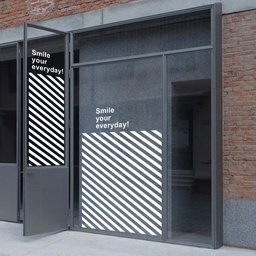 可定制橱窗玻璃装饰办公室商铺