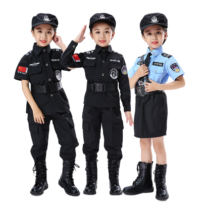 六一小警察小交警公安服军装