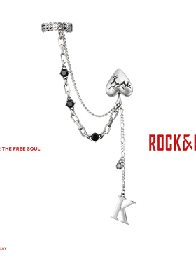 [新年礼物]ROCKRIDE POKER系列 国王之星耳挂 纯银耳饰耳钉设计