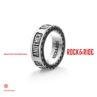 [新品]ROCKRIDE 自由lucky随念而往戒指 新款高级男女款925银送礼