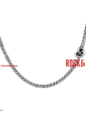 ROCKRIDE 自由闪耀项链 925纯银男士项链女复古设计感