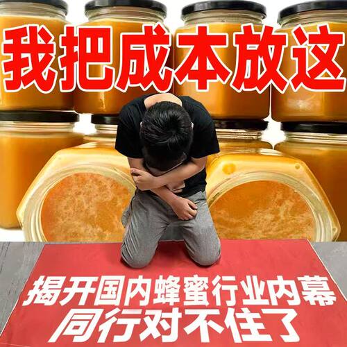 蜂蜜洋槐蜜包邮天然成熟土蜂蜜