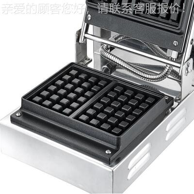 商用SLC加方形牛华夫炉松饼机角包华夫双厚面恒温机漫咖啡2店110/