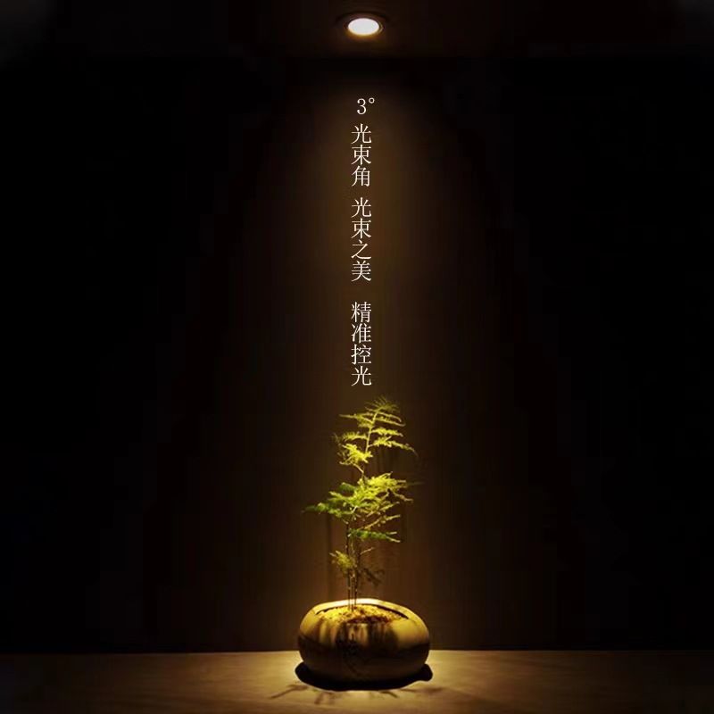 聚光射灯一束光小角度酒馆茶室氛围灯酒吧清吧台照摆件博物馆灯具