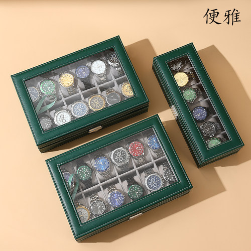 便雅内灰长毛手表收纳盒