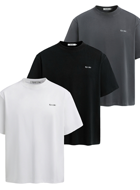 Erole 250g冰感防晒科技sorona透气百搭基础短袖boxy版型打底T恤