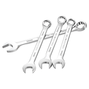 德力西两用扳手梅花扳手10mm开口扳手工业级加厚汽修维修工具套装