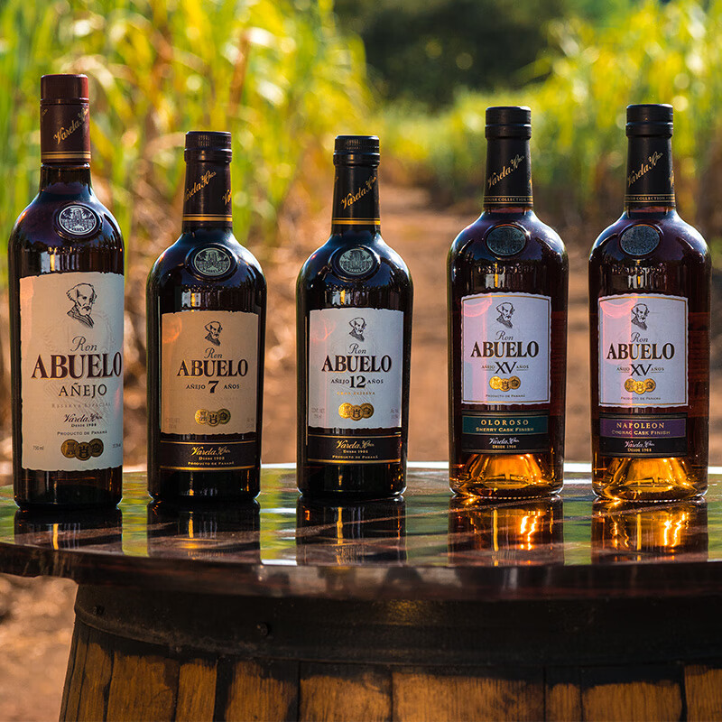 老爷爷Ron Abuelo原瓶进口巴拿马桶陈朗姆酒15年干邑桶朗姆酒洋酒