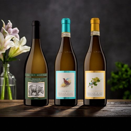 犀牛庄莫斯卡托阿斯蒂低醇低泡白葡萄酒起泡酒女士甜酒霞多丽