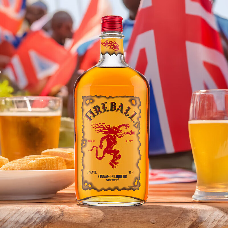 【原瓶进口】火龙肉桂威士忌利口酒北美FIREBALL威士忌利口酒洋酒