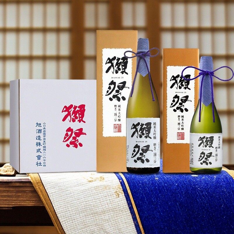 联名獭祭Dassai23二割三分纯米大吟酿日式清酒日本原瓶进口礼盒装