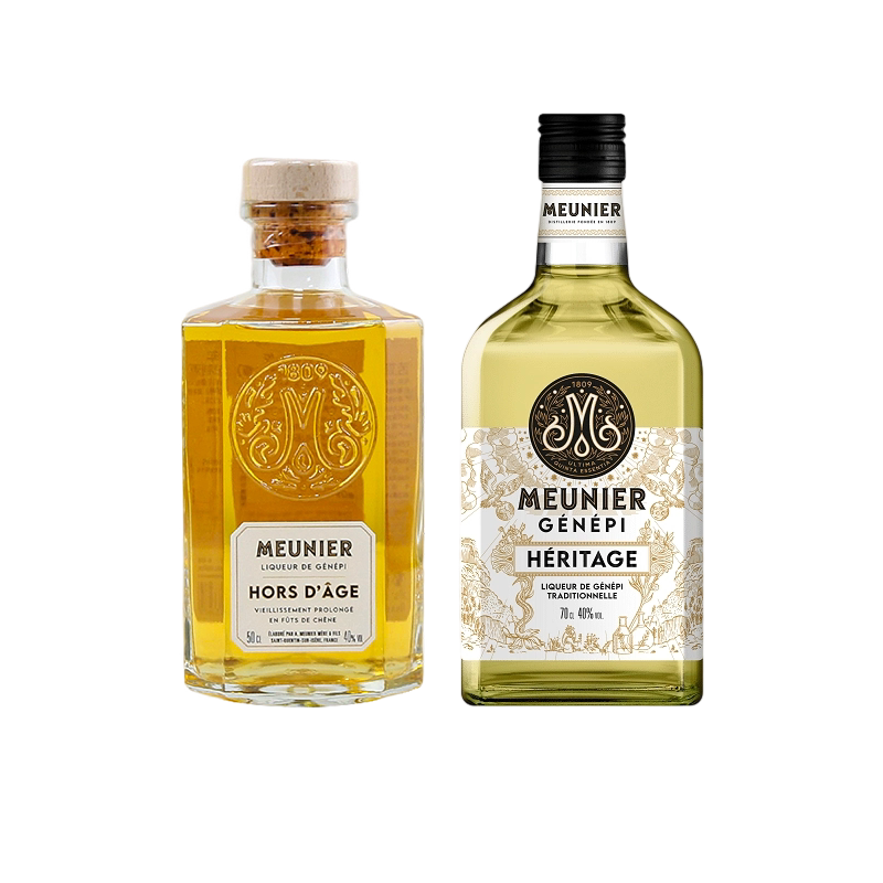 【原瓶进口】法国阿尔卑斯山植物苦艾 穆尼耶陈年苦艾利口酒500ml