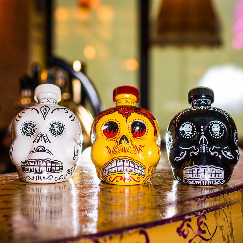 墨西哥洋酒KAH/灵魂判官龙舌兰酒骷髅头酒烈酒特基拉tequila