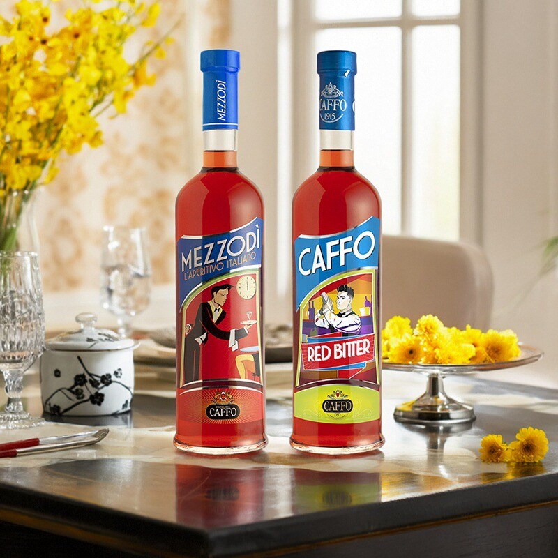 卡佛苦味利口酒正午苦艾酒意大利原装进口洋酒鸡尾酒调酒正品行货