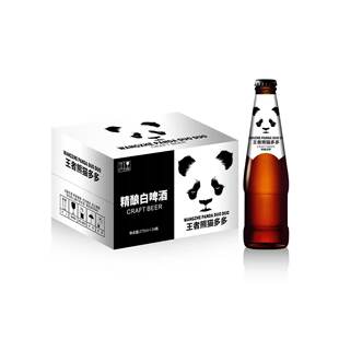 王者熊猫多多国产原装啤酒低度微醺果味啤酒精酿白啤草莓275ML
