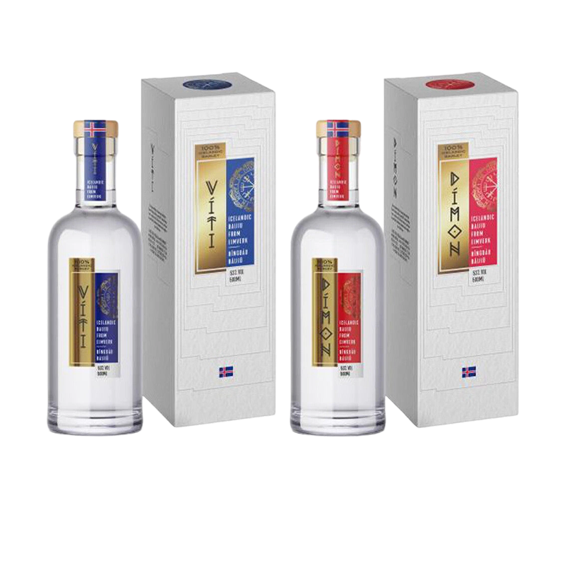 VITI维蒂冰岛原瓶进口53度白酒 礼盒装黛梦红标冰岛白酒500ml