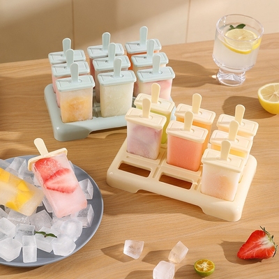 雪糕模具特大号硅胶家用冰箱制冰盒神器食品级大号冰棍雪糕模具