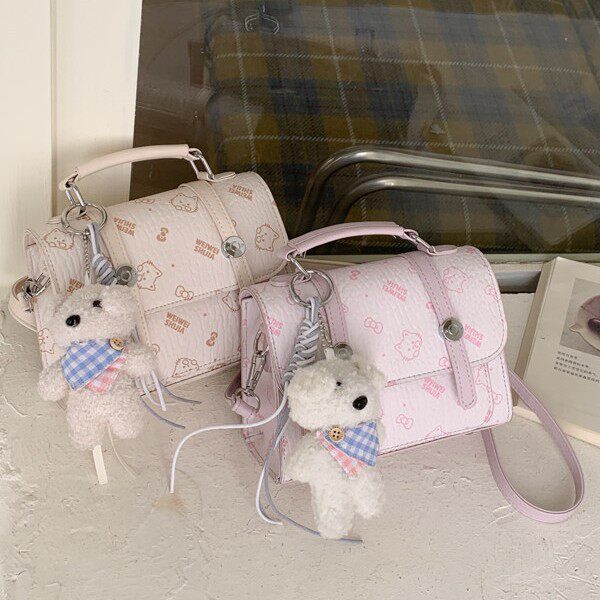 今年潮流行双肩包包女包2026新款印花学生小书包多用手提斜挎包包