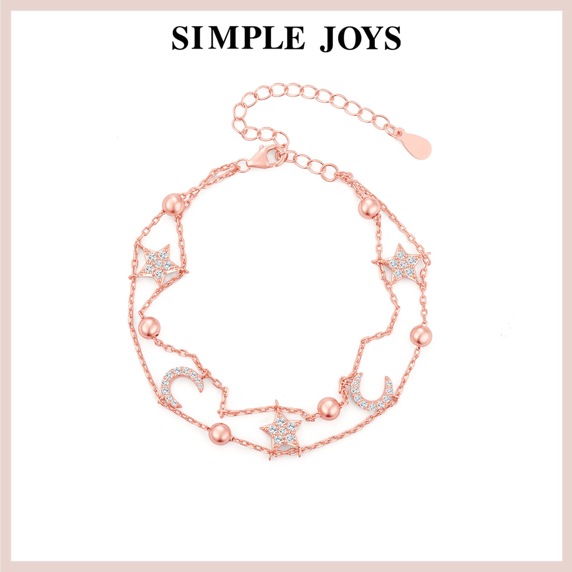 SIMPLEJOYS星月手链925银图片