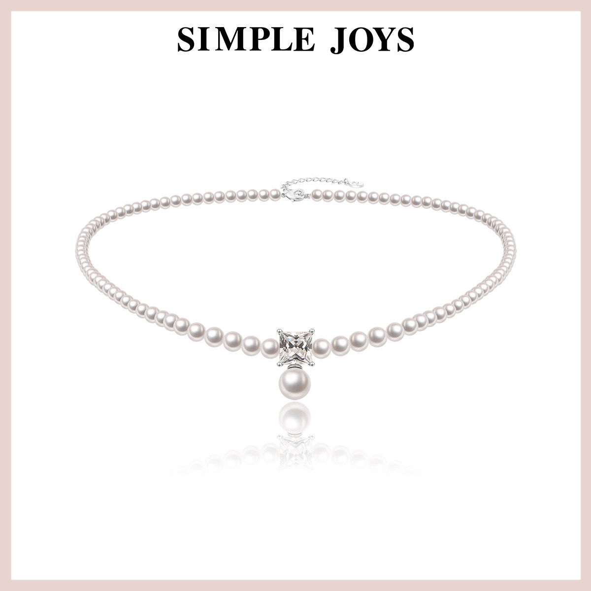 SIMPLEJOYS施家珍珠项链s925纯银