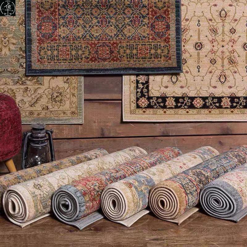 Vintage Indoor Area Rug Bedroom Living Room Floor Carpet Mat - 实物图